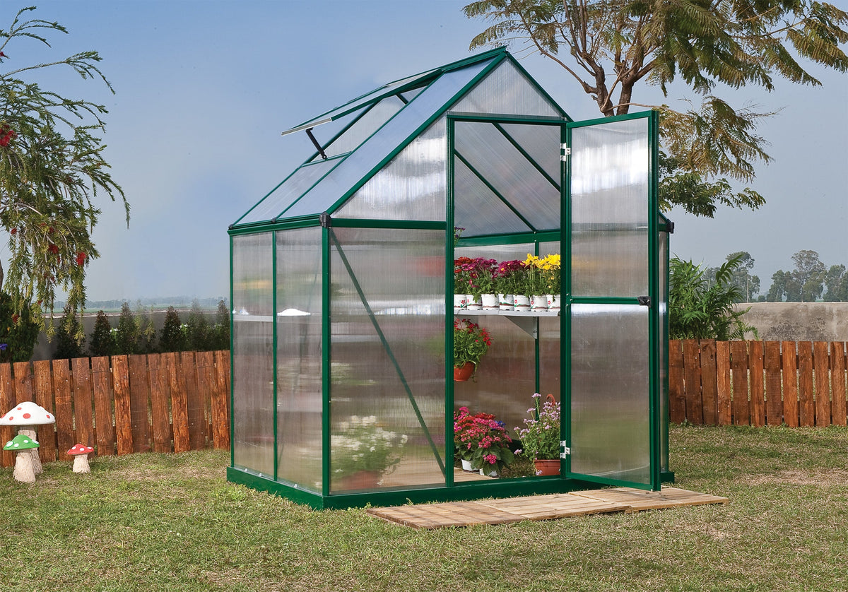 Canopia Mythos 6' x 4' Greenhouse - Silver/Green/Gray