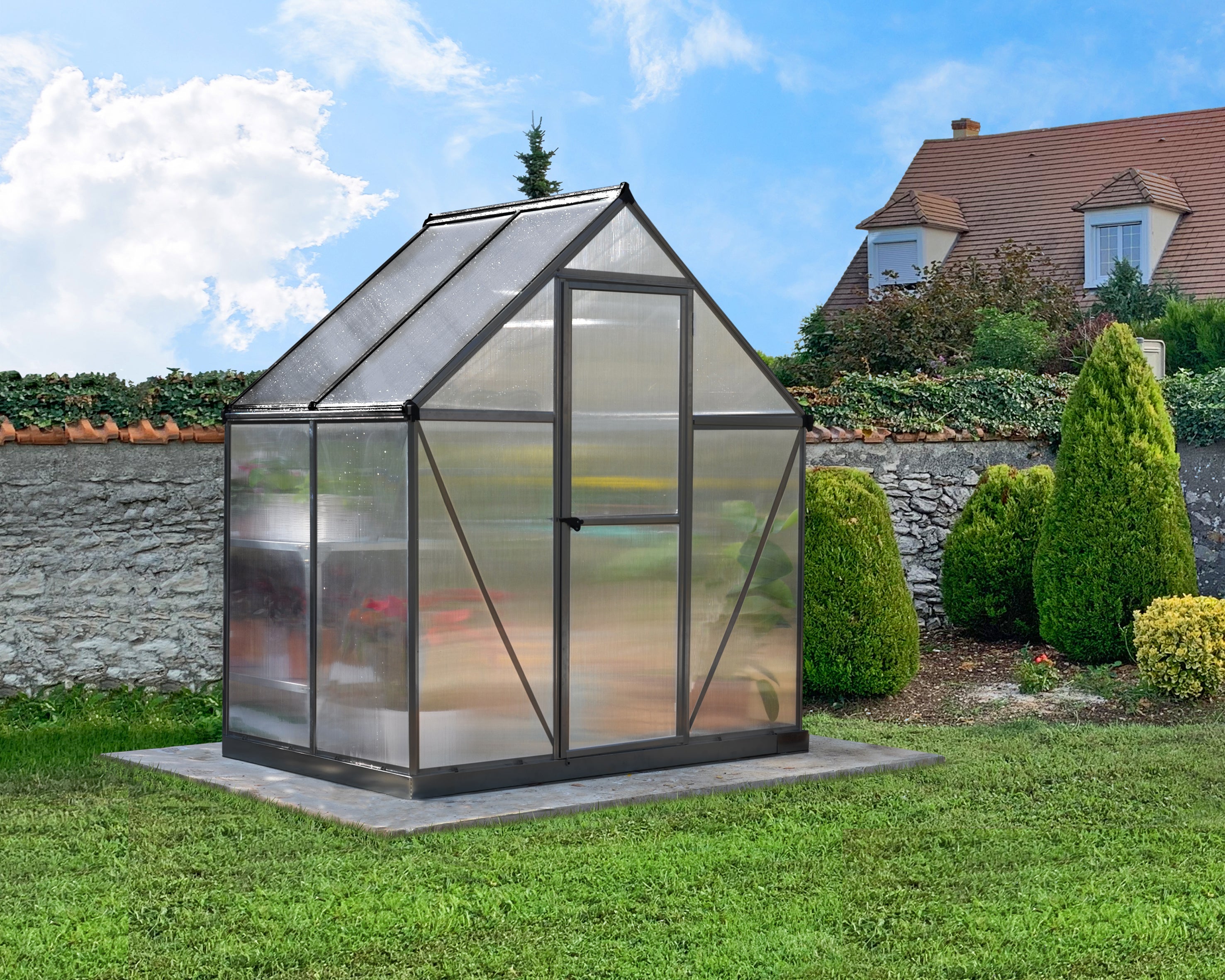 Canopia Mythos 6' x 4' Greenhouse - Silver/Green/Gray