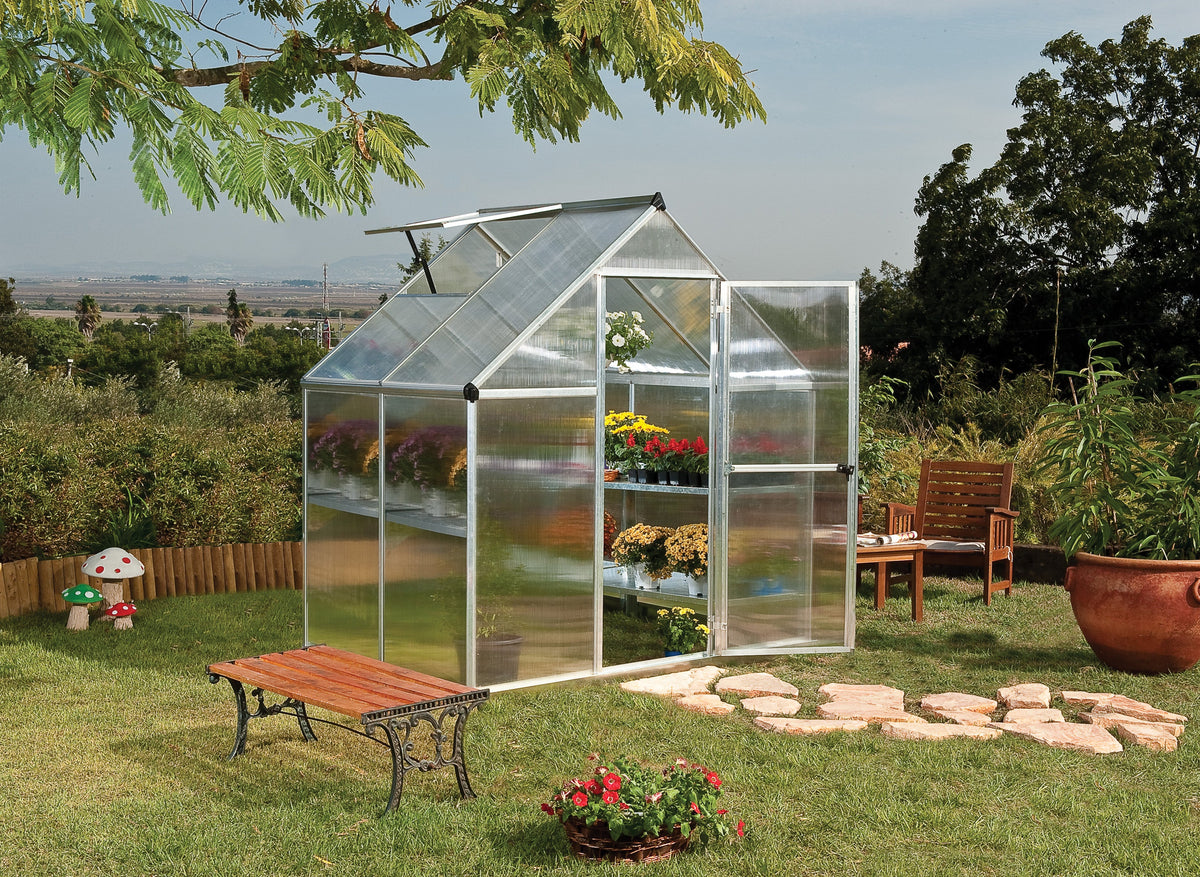 Canopia Mythos 6' x 4' Greenhouse - Silver/Green/Gray