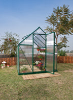 Canopia Mythos 6' x 8' Greenhouse - Silver/Green/Gray