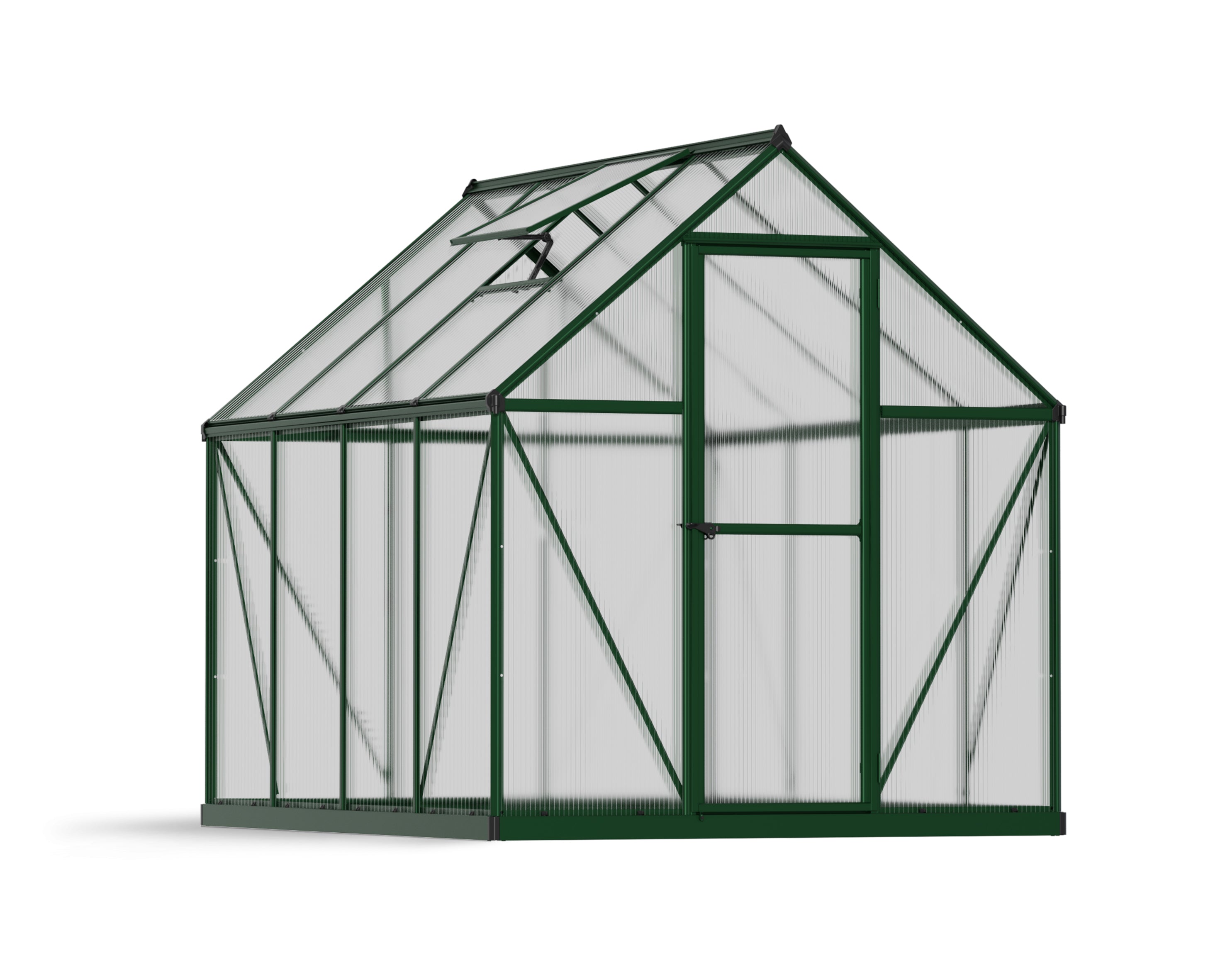 Canopia Mythos 6' x 8' Greenhouse - Silver/Green/Gray