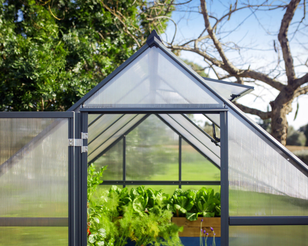 Canopia Mythos 6' x 8' Greenhouse - Silver/Green/Gray