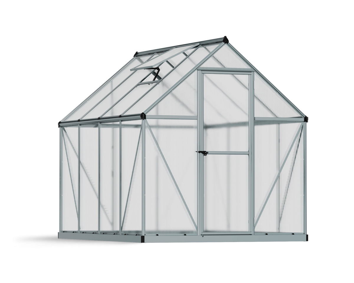 Canopia Mythos 6' x 8' Greenhouse - Silver/Green/Gray