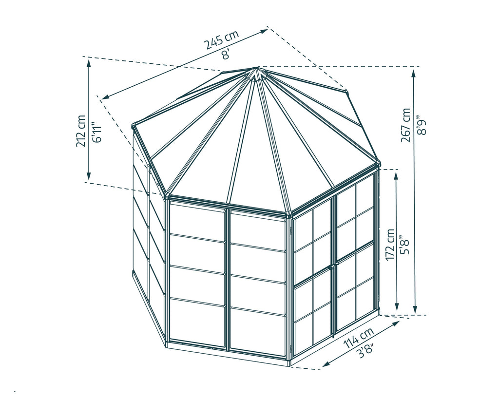 Canopia Oasis Hex Greenhouse