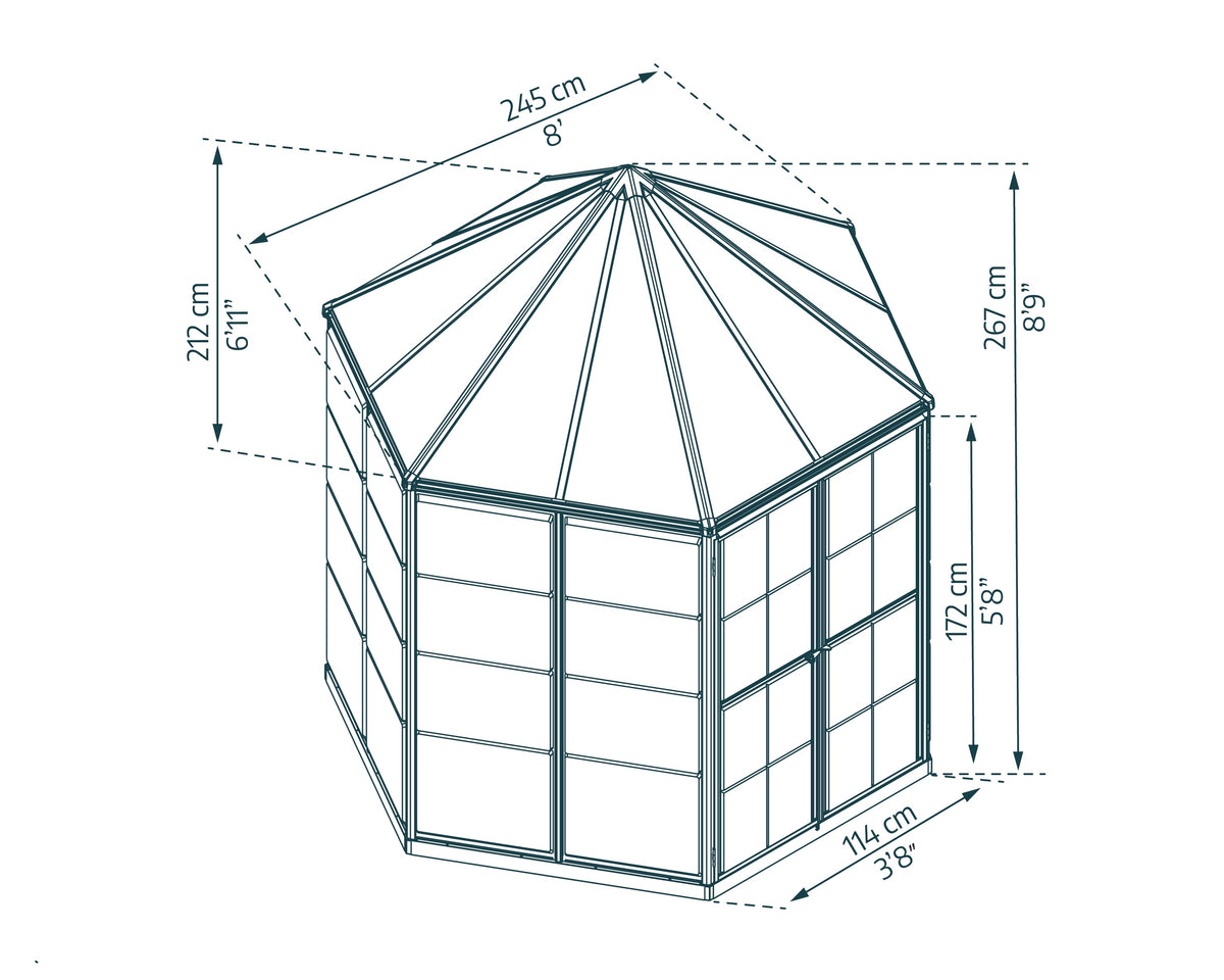 Canopia Oasis Hex Greenhouse