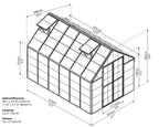 Canopia Snap & Grow 8' Greenhouse - Silver