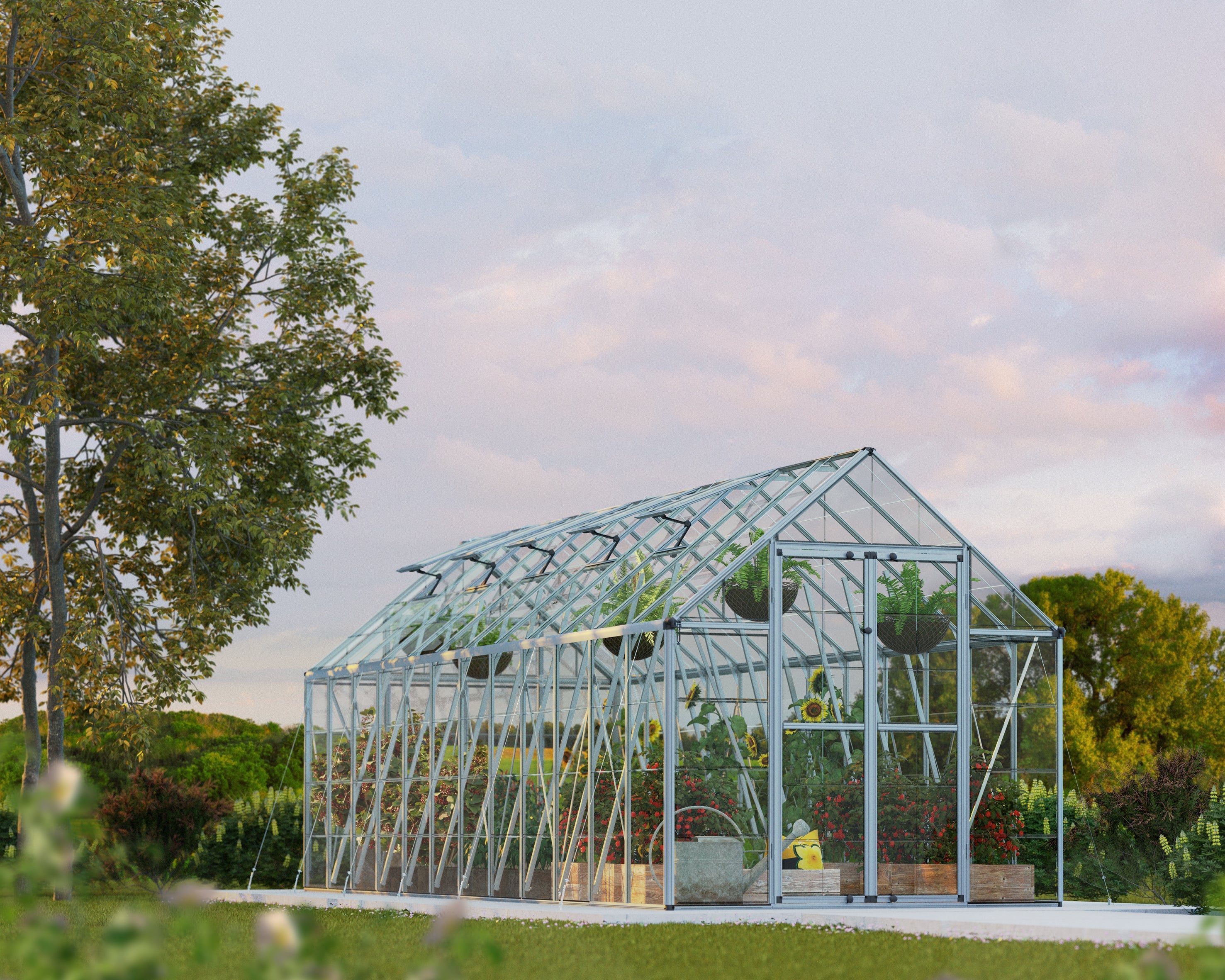 Canopia Snap & Grow 8' Greenhouse - Silver
