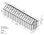 Canopia Snap & Grow 8' Greenhouse - Silver