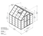 Canopia Snap & Grow 8' Greenhouse - Silver