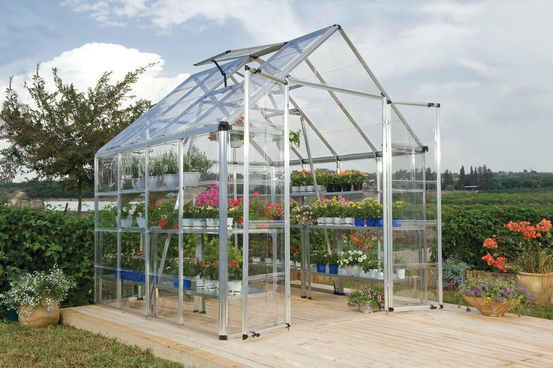 Canopia Snap & Grow 8' Greenhouse - Silver