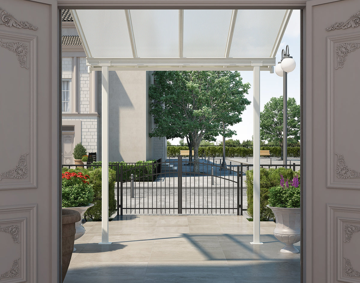 Canopia Sierra 8' x 8' Patio/Door Cover - White