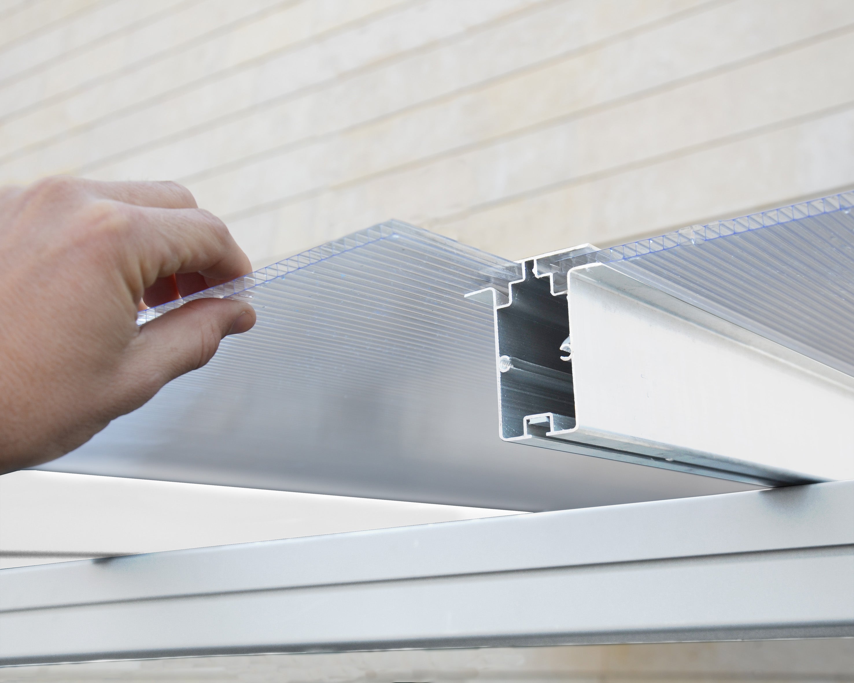 Canopia Sierra 8' x 8' Patio/Door Cover - White
