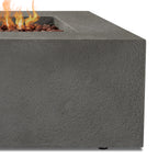 Real Flame Baltic Rectangle Fire Pit Table Propane/Natural Gas