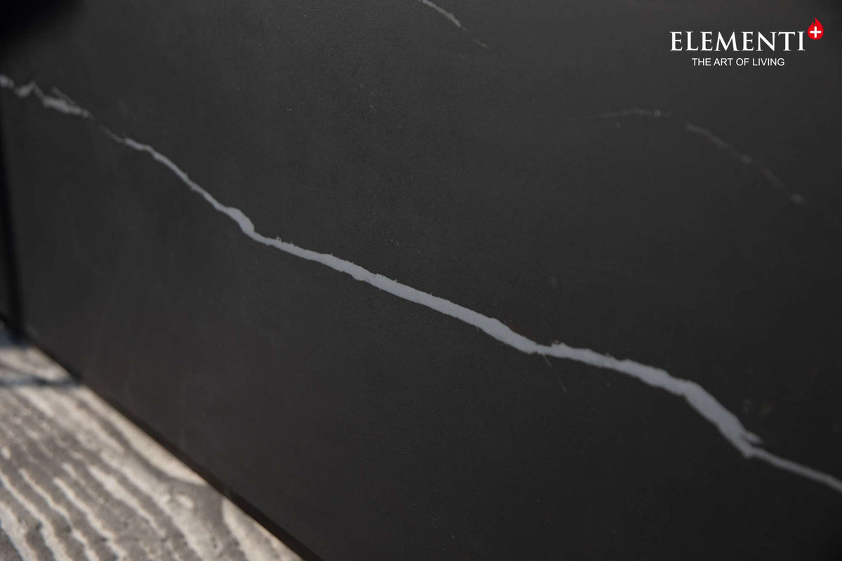 Elementi Plus Varna Marble Porcelain Fire Table