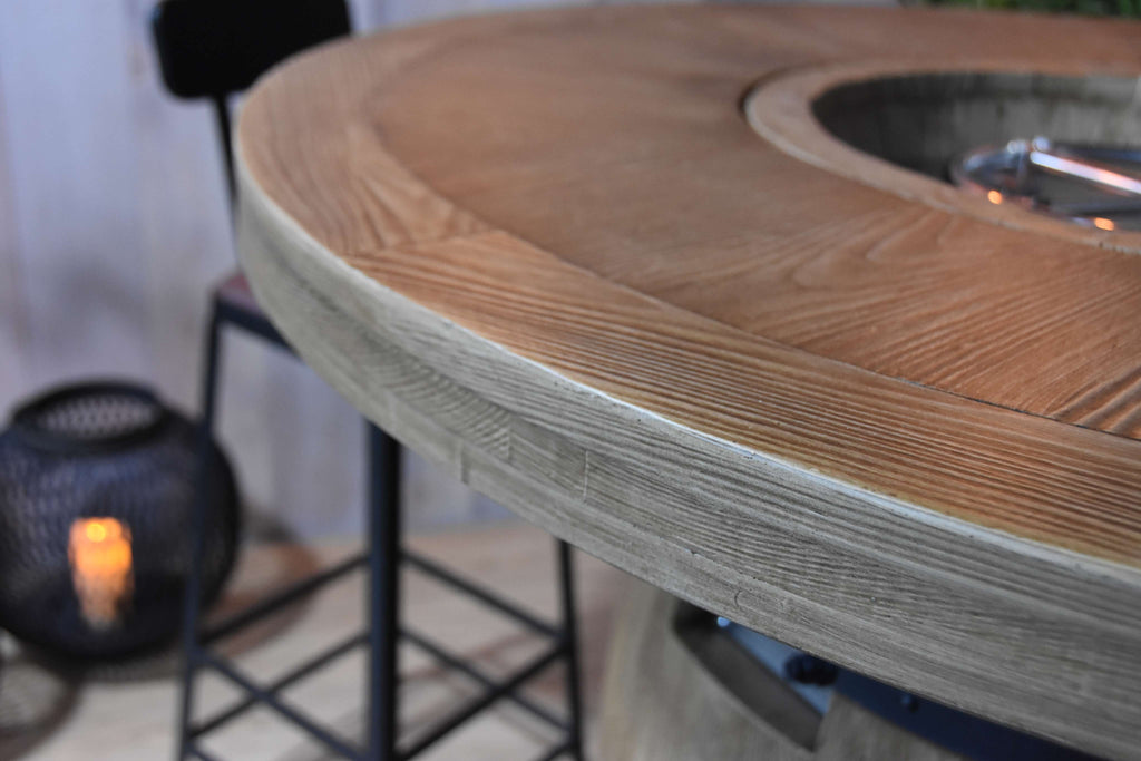 Elementi Lafite Barrel Fire Table