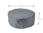 Elementi Plus Colosseo Round Concrete Fire Pit Table