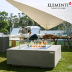 Elementi Plus Capertee Square Concrete Fire Pit Table
