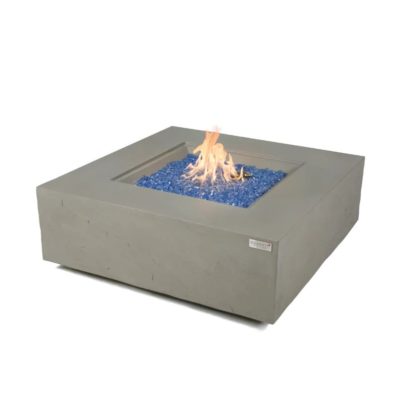 Elementi Plus Capertee Square Concrete Fire Pit Table