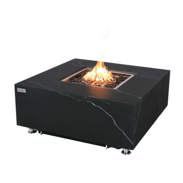 Elementi Plus Sofia Marble Porcelain Fire Table