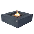 Elementi Plus Roraima Square Concrete Fire Pit Table