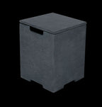 Elementi Plus Cannes Rectangular Concrete Fire Pit Table