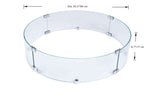 Elementi Plus Colosseo Round Concrete Fire Pit Table