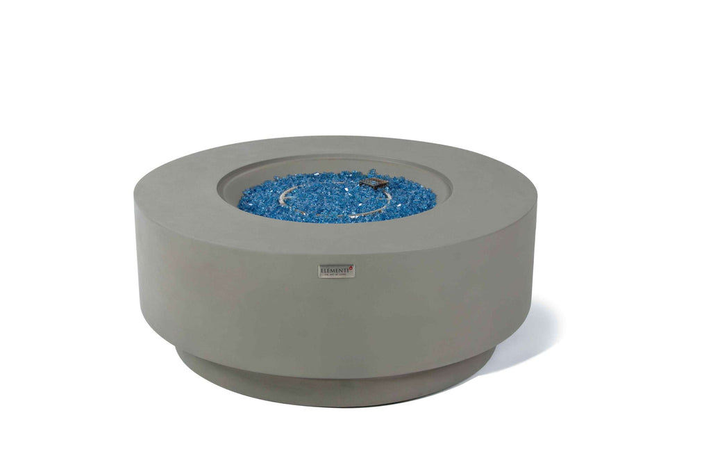 Elementi Plus Colosseo Round Concrete Fire Pit Table