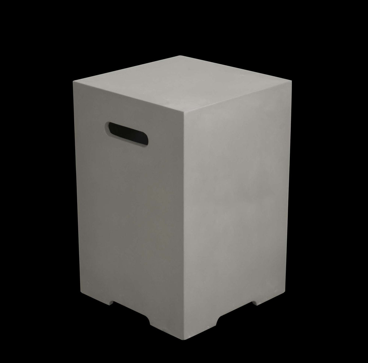 Elementi Plus Lucerne Square Concrete Fire Pit Table