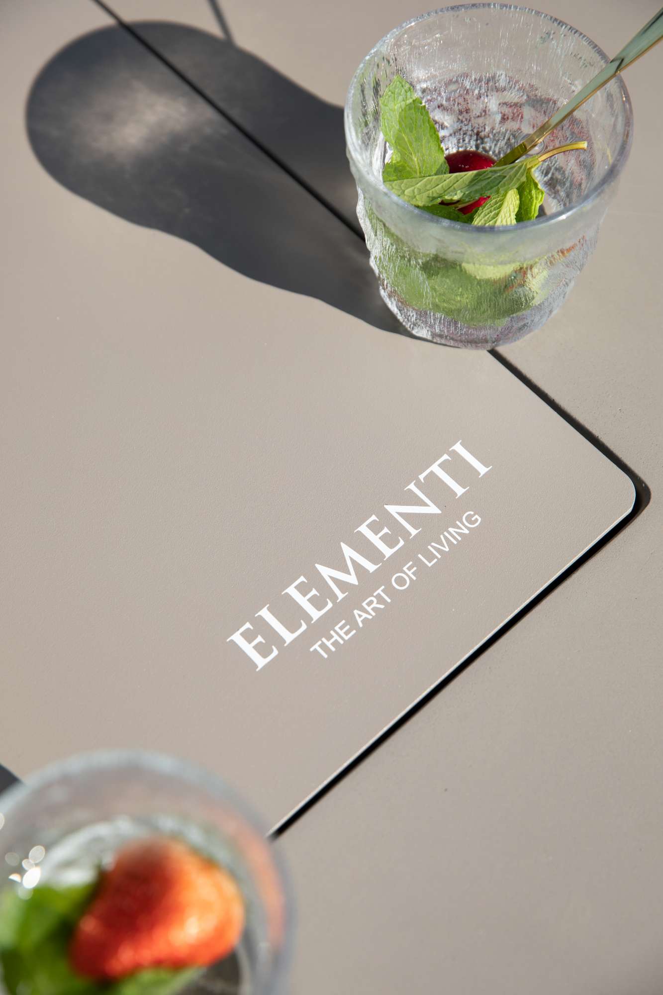 Elementi Plus Lucerne Square Concrete Fire Pit Table