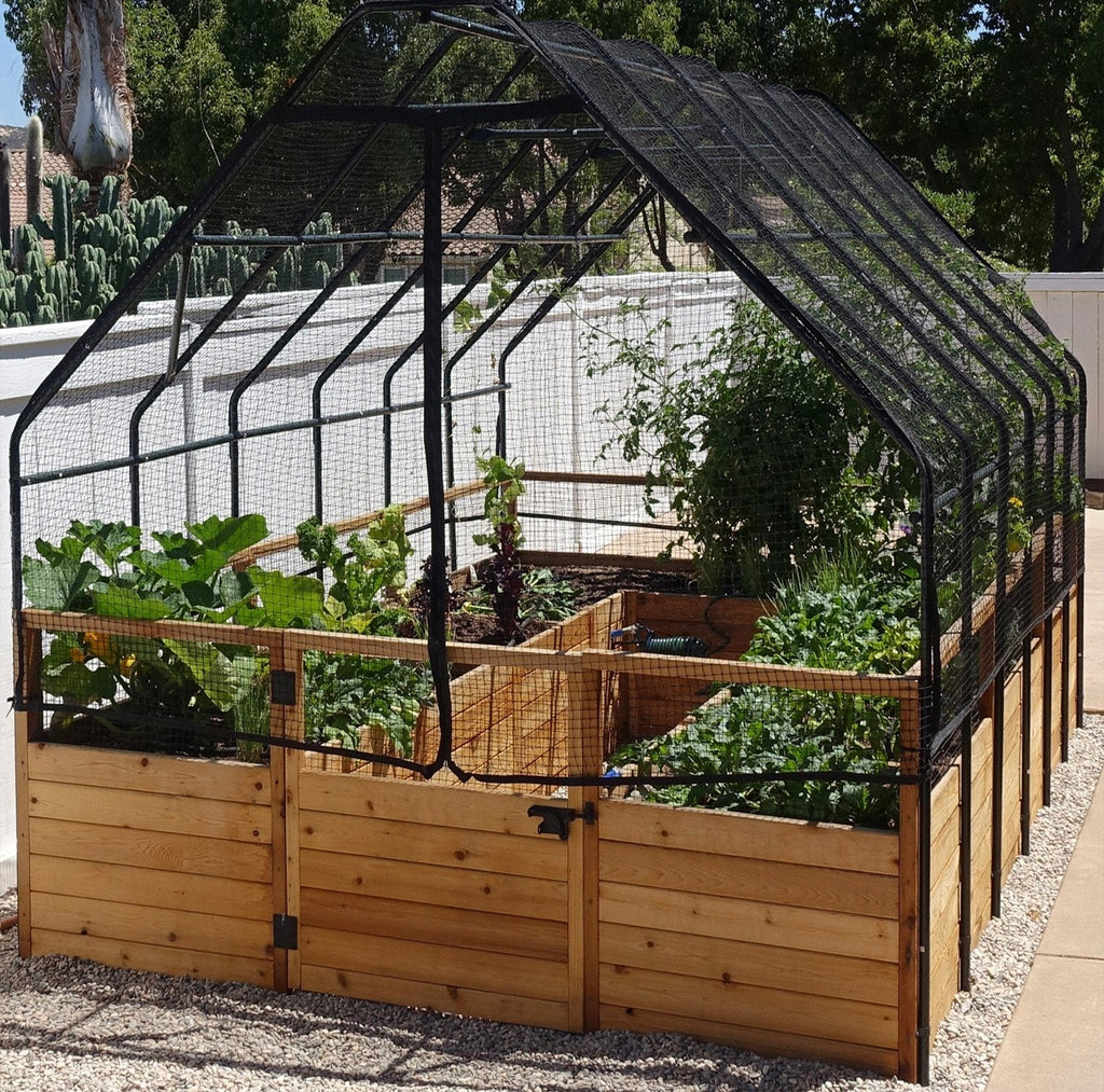 Outdoor Living Today Garden in a Box With Birdnetting Cover | 8 x 8
