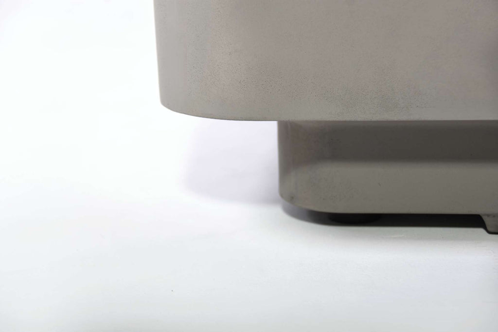 Elementi Plus Lucerne Square Concrete Fire Pit Table