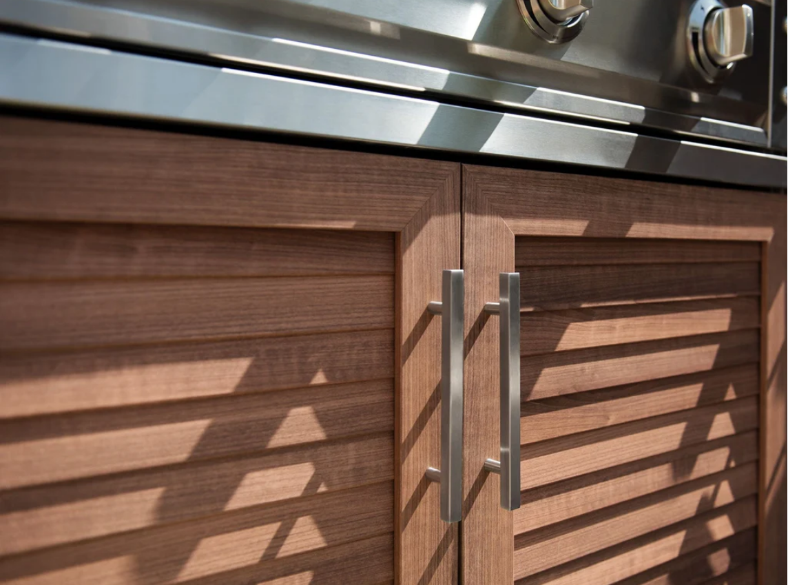 NewAge Outdoor Kitchen 2-Piece Cabinet Set with Sink, Bar and Grill Cabinet - Multiple Sizes