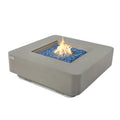Elementi Plus Lucerne Square Concrete Fire Pit Table