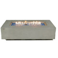 Elementi Plus Meteora Rectangular Concrete Fire Pit Table