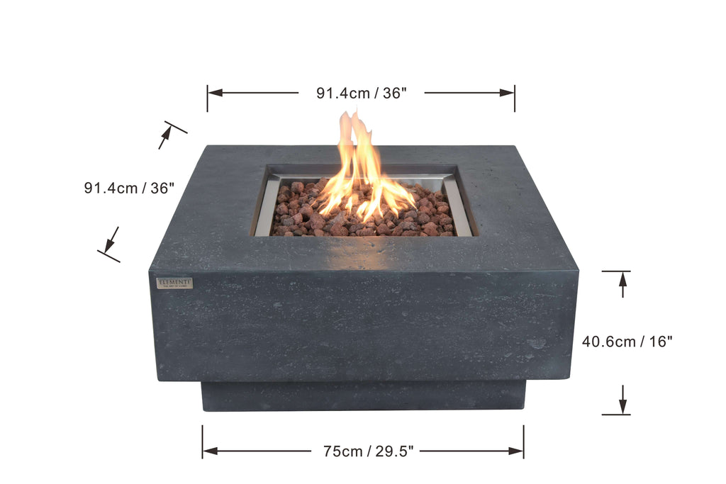 Elementi Manhattan Fire Table