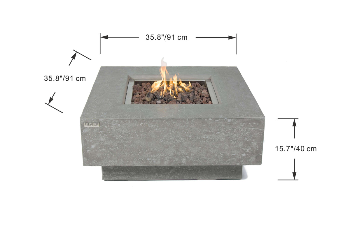 Elementi Manhattan Fire Table
