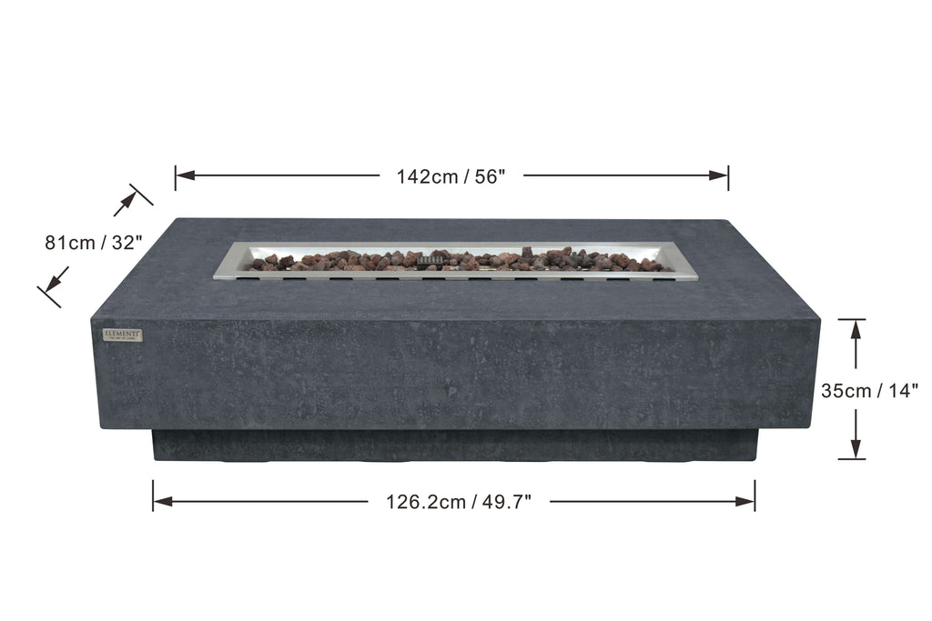 Elementi Hampton Fire Table