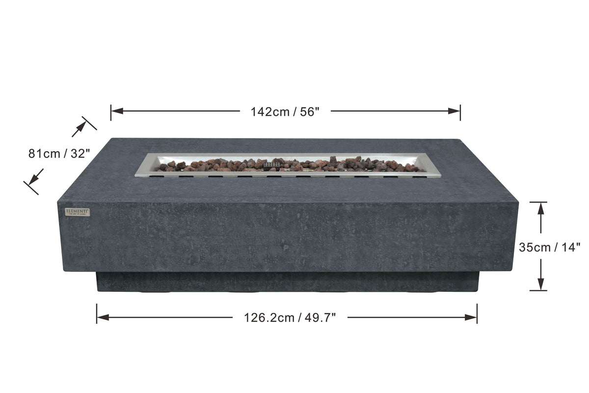 Elementi Hampton Fire Table