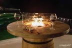 Elementi Lafite Barrel Fire Table