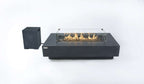 Elementi Plus Positano Rectangular Concrete Fire Pit Table