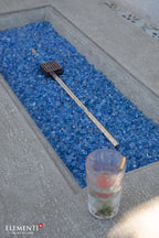 Elementi Plus Riviera Rectangular Concrete Fire Pit