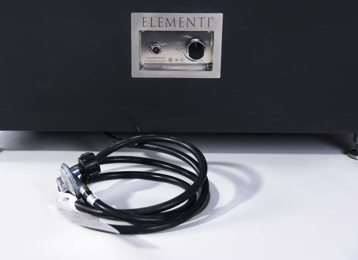 Elementi Plus Sofia Marble Porcelain Fire Table
