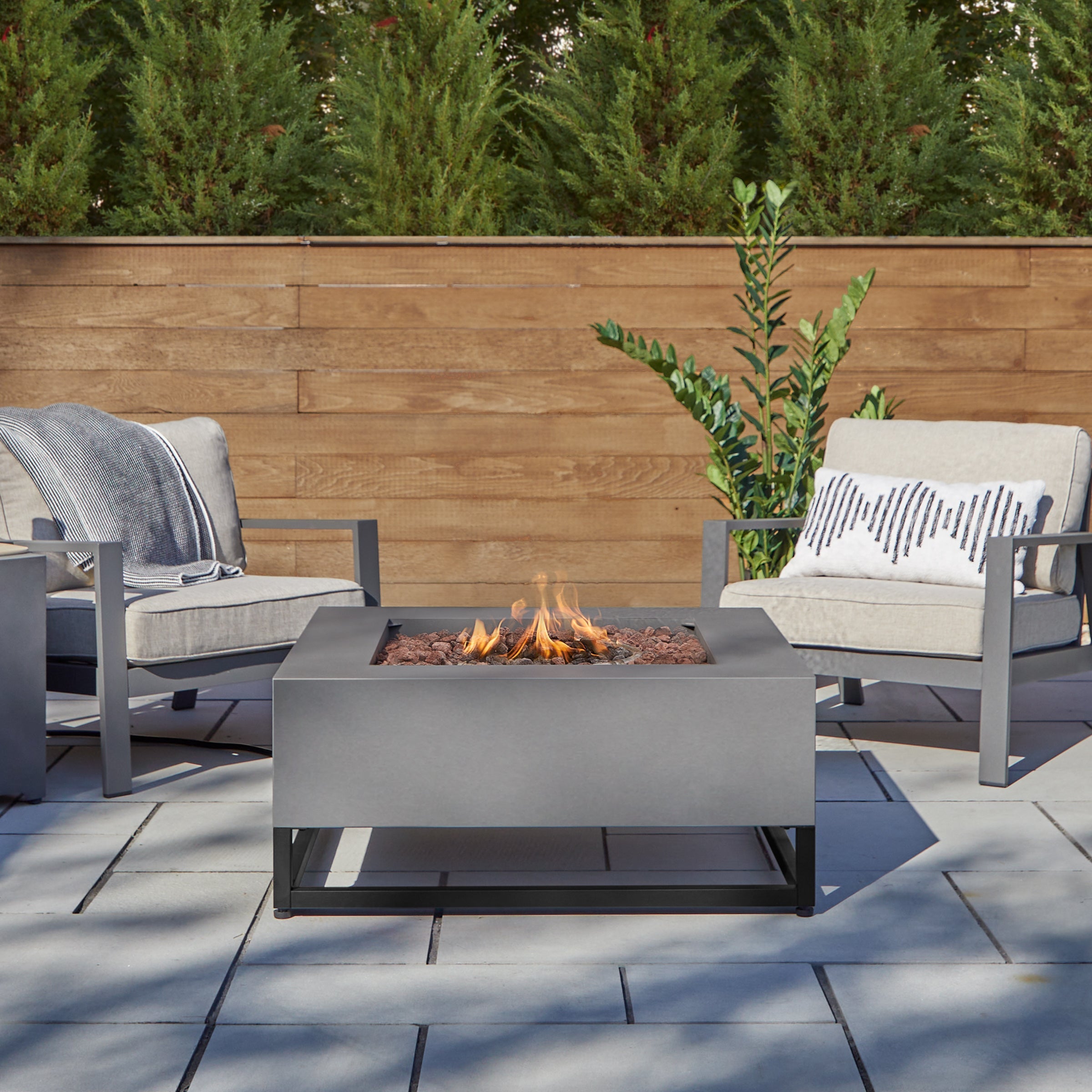 Real Flame Blake Propane or Natural Gas Fire Pit Table
