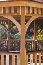 Outdoor Living Today 12′ Bayside Gazebo with Screen Kit