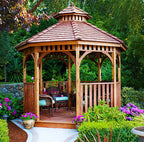 Outdoor Living Today 10′ Bayside Panelized Octagon Gazebo