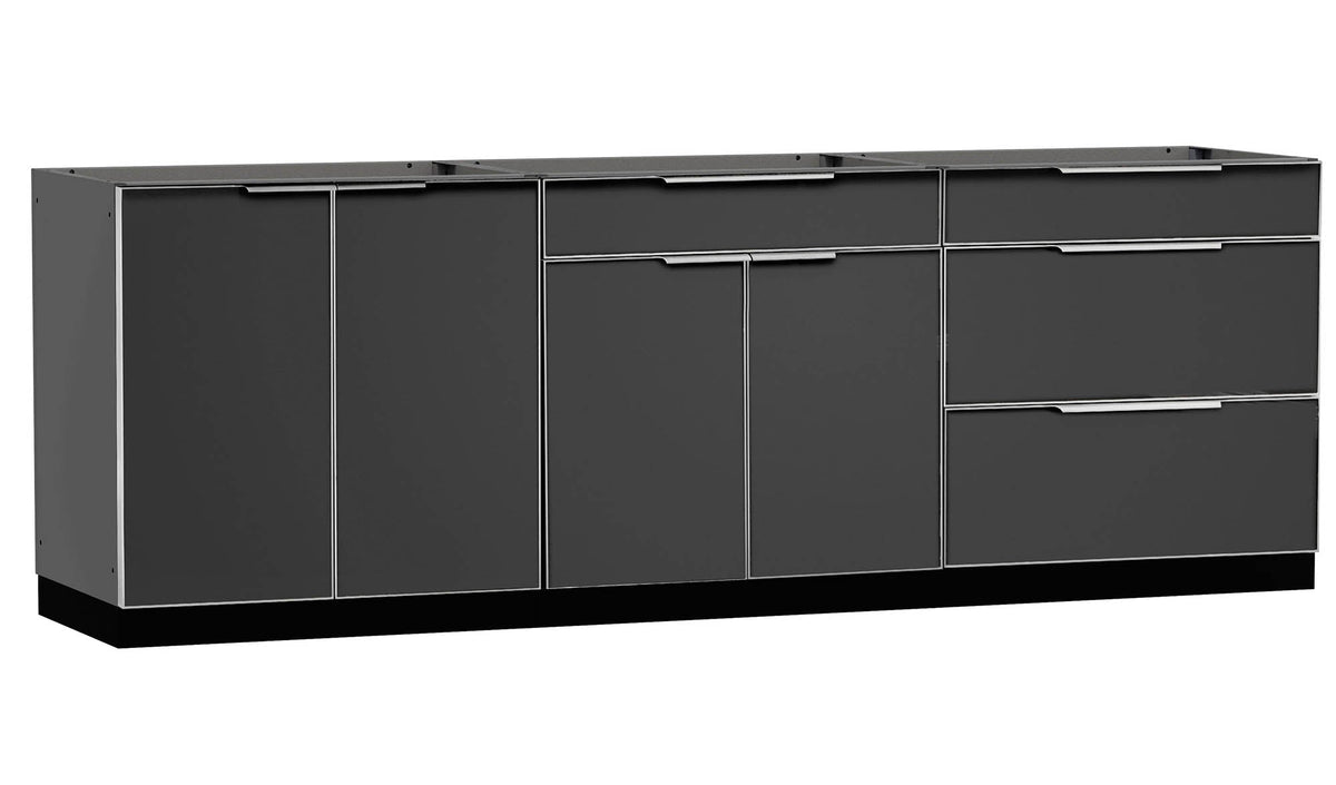 NewAge Outdoor Kitchen 3-Piece Modular Cabinet Set