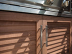 NewAge Outdoor Kitchen 3-Piece Cabinet Set with Sink, Bar and 36in Grill Cabinet
