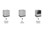 NewAge Outdoor Kitchen 3-Piece Cabinet Set with 3-Drawer, Bar and Kamado Cabinet