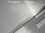 NewAge Outdoor Kitchen 3-Piece Cabinet Set with Sink, Bar and 33in Grill Cabinet