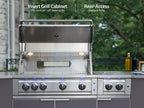 NewAge Outdoor Kitchen 3-Piece Modular Cabinet Set